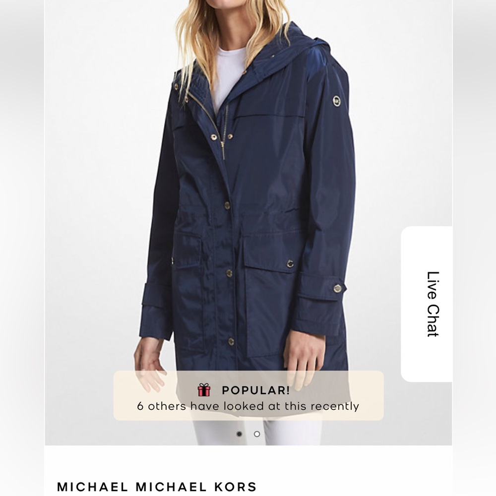 MK Animal print raincoat